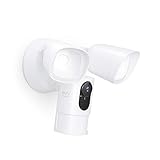 eufy Security Floodlight Camera, 1080p, No Monthly Fees, 2500 Lumens, Weatherproof, Built-in AI, 2021, Non-Stop Power (Existing Outdoor Wiring and Weatherproof Junction Box Required)