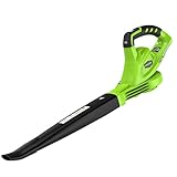Greenworks 40V (150 MPH / 130 CFM / 75+ Compatible Tools) Cordless Leaf Blower, Tool Only, Green