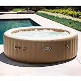 INTEX 28427E PureSpa Bubble Massage, Inflatable Spa Set, Tan, 6-Person