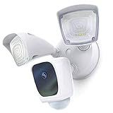 Home Zone Security Floodlight Camera – Smart 2.4 GHz Wireless 1080P Outdoor Security Flood Light Camera, No Subscription Required