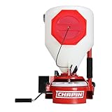 8700A Chapin Chest Mount with Easy Fill Hopper Lawn Spreader, 10-Pounds, Translucent White Tank