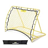 PodiuMax Portable Soccer Trainer, Rebounder Net with Adjustable Angle | Perfect for Team and Solo Training