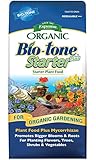 Espoma Organic Bio-Tone Starter Plus 4-3-3 Natural & Organic Food with Both Endo & Ecto Mycorrhizae; 8 lb. Bag; The Ultimate Starter Plant Food