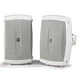Yamaha Audio NS-AW150W 2-Way Indoor/Outdoor Speakers (Pair, White)