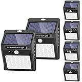 Solar Lights Outdoor [6Pack/3Modes], Solar Security Lights Solar Motion Sensor Lights Waterproof Outdoor Lights for Garden Fence Patio Garage