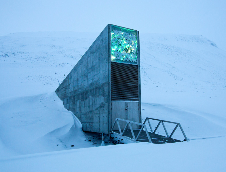 The Norway "Doomsday" Vault, where the world's Seeds are kept safe