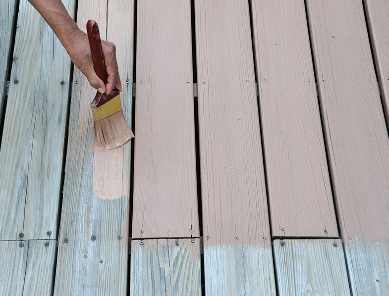 Painting Decking