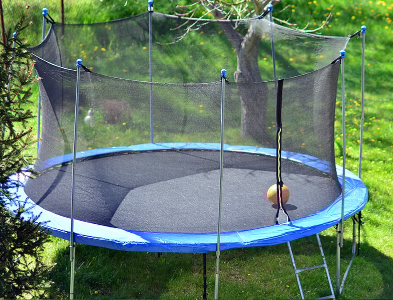 Trampoline With Safety Nets